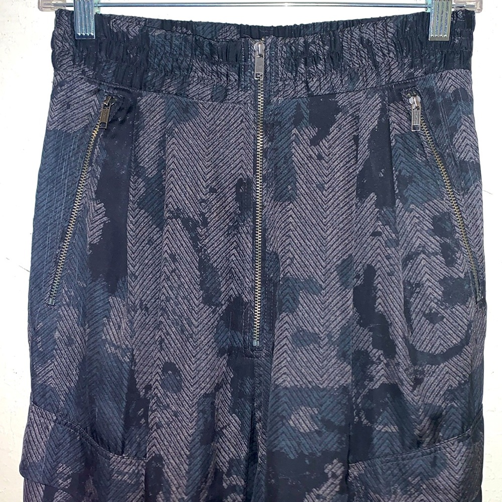 -Diesel Black/Gray Patterned Pants- Size: 26 As Is